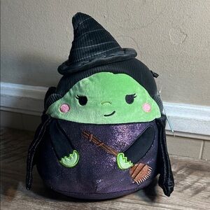 Squishmallows Wicked 10” Elphaba The Wicked Witch Plush Shimmery 2024 NWT